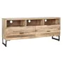 Mueble de TV DKD Home Decor Natural Negro Metal Madera de mango (150 x 40 x 65 cm) de DKD Home Decor, Mesas y soportes para T...