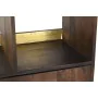 Estantes DKD Home Decor Preto Dourado Metal Catanho escuro Madeira de mangueira 4 Prateleiras (90 x 35 x 200 cm) de DKD Home ...