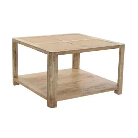 Mesa de Centro DKD Home Decor Marrón claro Madera de mango 76 x 76 x 45 cm de DKD Home Decor, Mesas de café - Ref: S3034439, ...