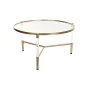 Centre Table DKD Home Decor Glamour Transparent Golden Acrylic Metal 87 x 87 x 50 cm by DKD Home Decor, Coffee Tables - Ref: ...