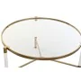 Centre Table DKD Home Decor Glamour Transparent Golden Acrylic Metal 87 x 87 x 50 cm by DKD Home Decor, Coffee Tables - Ref: ...