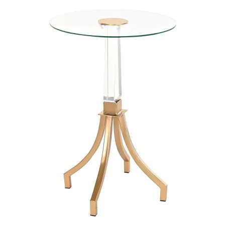 Side table DKD Home Decor Golden Metal Acrylic (42 x 42 x 60 cm) by DKD Home Decor, Tables - Ref: S3034445, Price: 100,53 €, ...