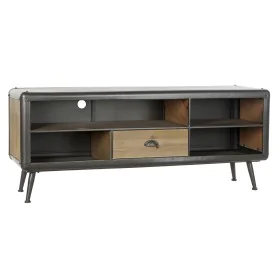 Mueble de TV DKD Home Decor 140 x 41 x 57 cm Abeto Natural Metal Gris claro de DKD Home Decor, Mesas y soportes para TV - Ref...