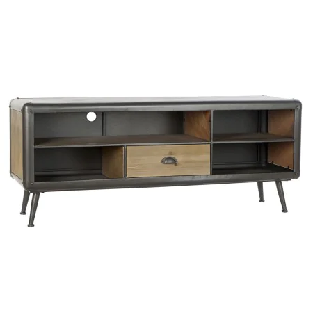 Meubles de télévision DKD Home Decor 140 x 41 x 57 cm Sapin Naturel Métal Gris clair de DKD Home Decor, Tables et supports de...