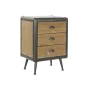 Nightstand DKD Home Decor Fir Metal Wood (51 x 40 x 70 cm) by DKD Home Decor, Bedside Tables - Ref: S3034452, Price: 178,08 €...