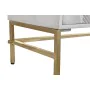 Aparador DKD Home Decor Rombos Blanco Latón Madera de mango (157 x 43 x 84 cm) de DKD Home Decor, Armarios y aparadores - Ref...