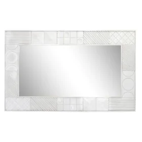 Wall mirror DKD Home Decor 154 x 4 x 94 cm Wood White Mango wood Rhombus Modern by DKD Home Decor, Wall-Mounted Mirrors - Ref...