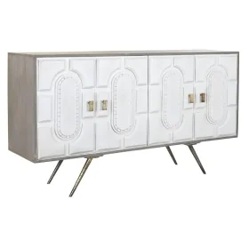 Sideboard DKD Home Decor Grey Golden Metal White Mango wood (152 x 43 x 84 cm) by DKD Home Decor, Sideboards - Ref: S3034466,...