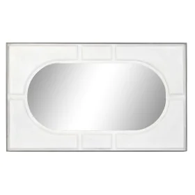 Wall mirror DKD Home Decor White Mango wood Rhombus Modern (154 x 4 x 94 cm) by DKD Home Decor, Wall-Mounted Mirrors - Ref: S...