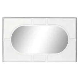 Wall mirror DKD Home Decor White Mango wood Rhombus Modern (154 x 4 x 94 cm) by DKD Home Decor, Wall-Mounted Mirrors - Ref: S...