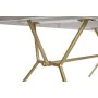 Mesa de Jantar DKD Home Decor Cinzento Dourado Branco Latão Madeira de mangueira (180 x 90 x 76 cm) de DKD Home Decor, Jogos ...