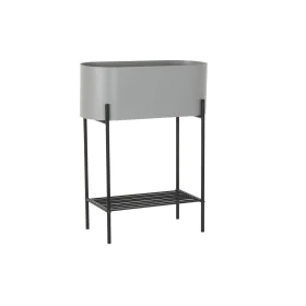 Cache-pot DKD Home Decor Noir Gris Métal (50 x 20 x 63 cm) de DKD Home Decor, Cache-pots - Réf : S3034541, Prix : 50,36 €, Re...