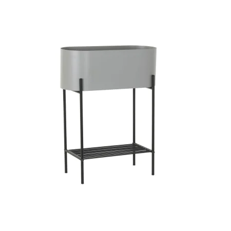 Planter DKD Home Decor Black Grey Metal (50 x 20 x 63 cm) by DKD Home Decor, Cachepots - Ref: S3034541, Price: 44,12 €, Disco...