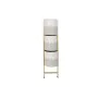 Plantador DKD Home Decor Cinzento Dourado Metal Branco Duas cores Ferro (45 x 33 x 92,8 cm) de DKD Home Decor, Vasos - Ref: S...