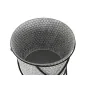 Set of pots DKD Home Decor Black Grey Metal Iron Squared 30 x 40 cm 37 x 37 x 82 cm (2 Units) by DKD Home Decor, Flower Pots ...