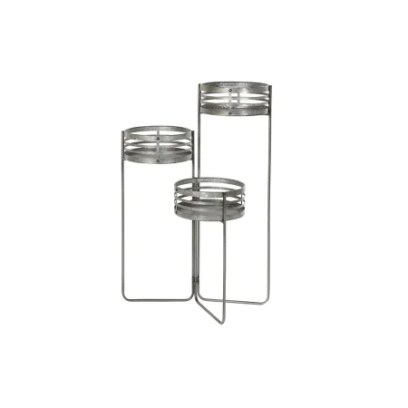 Vaso DKD Home Decor 3 in 1 Grigio Metallo Ferro Loft (47 x 35 x 72 cm) di DKD Home Decor, Cachepot - Rif: S3034582, Prezzo: 3...