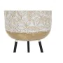 Cache-pot DKD Home Decor Noir Doré Métal Blanc Bicolore (26 x 26 x 70 cm) de DKD Home Decor, Cache-pots - Réf : S3034633, Pri...