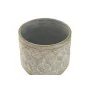 Planter DKD Home Decor Black Golden Metal White Bicoloured (26 x 26 x 70 cm) by DKD Home Decor, Cachepots - Ref: S3034633, Pr...