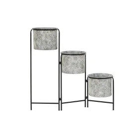 Vaso DKD Home Decor Grigio Metallo (82 x 25 x 81 cm) di DKD Home Decor, Cachepot - Rif: S3034643, Prezzo: 86,76 €, Sconto: %