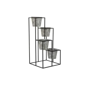 Cache-pot DKD Home Decor Gris Métal Usé 34 x 34 x 71 cm de DKD Home Decor, Cache-pots - Réf : S3034644, Prix : 78,70 €, Remis...