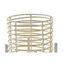 Set de Macetas DKD Home Decor Blanco Marrón Natural Metal Ratán 21 x 21 x 77 cm (2 Unidades) de DKD Home Decor, Macetas para ...