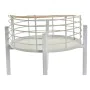 Set di Vasi DKD Home Decor Bianco Naturale Metallo Rattan Quadrato 25 x 25 x 32 cm (2 Unità) di DKD Home Decor, Vasi tradizio...