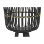 Set of pots DKD Home Decor Black Bamboo Colonial 36 x 36 x 78 cm (2 Units) by DKD Home Decor, Flower Pots - Ref: S3034695, Pr...