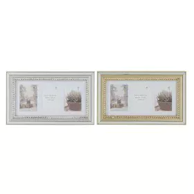 Photo frame DKD Home Decor Luxury Crystal polystyrene Golden Silver Traditional 46,5 x 2 x 28,5 cm (2 Units) by DKD Home Deco...