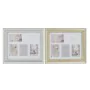 Cadre photo DKD Home Decor Luxury 46,5 x 2 x 40 cm Verre Argenté Doré polystyrène Traditionnel (2 Unités) de DKD Home Decor, ...