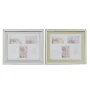 Moldura de Fotos DKD Home Decor Cristal poliestireno Dourado Prateado Tradicional 47 x 2 x 40 cm (2 Unidades) de DKD Home Dec...