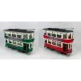 Figurine Décorative DKD Home Decor Rouge Vert Train Vintage 28 x 9 x 20 cm (2 Unités) de DKD Home Decor, Objets de décoration...