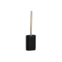 Brosse de salle de wc DKD Home Decor Noir Doré Résine 10 x 6 x 40 cm de DKD Home Decor, Accessoires pour wc - Réf : S3036527,...