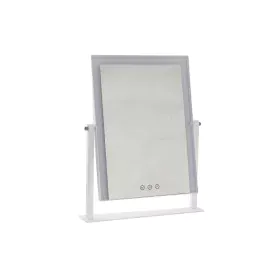 Espejo LED Táctil de Sobremesa DKD Home Decor Metal Blanco (35 x 2 x 45 cm) de DKD Home Decor, Espejos - Ref: S3036571, Preci...