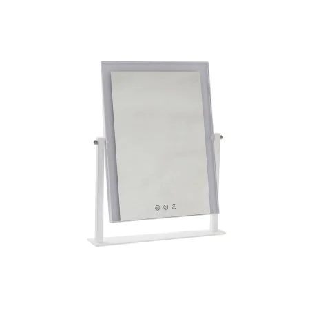 Miroir de Table LED Tactile DKD Home Decor Métal Blanc (35 x 2 x 45 cm) de DKD Home Decor, Rétroviseurs - Réf : S3036571, Pri...