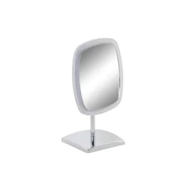 Miroir Grossissant avec LED DKD Home Decor 17 x 13 x 30,5 cm Argenté Métal de DKD Home Decor, Rétroviseurs - Réf : S3036580, ...