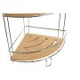 Prateleira de Casa de Banho DKD Home Decor Bambu Alumínio Metal cromado inoxidável Natural 19,5 x 19,5 x 47 cm de DKD Home De...