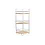 Prateleira de Casa de Banho DKD Home Decor Bambu Alumínio Metal cromado inoxidável Natural 19,5 x 19,5 x 47 cm de DKD Home De...