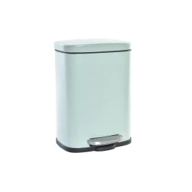 Cubo para la Basura DKD Home Decor Menta Mate 21 x 15 x 29,5 cm Metal 5 L Básico de DKD Home Decor, Basura y reciclaje - Ref:...