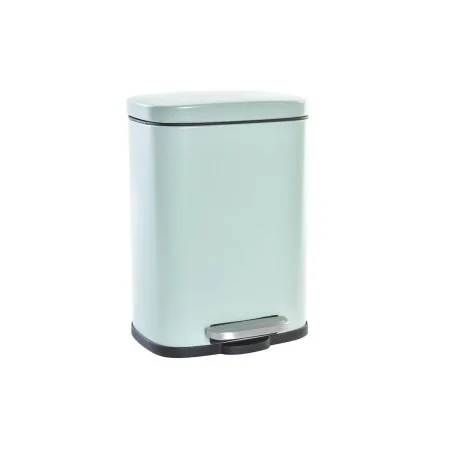 Balde de Lixo DKD Home Decor Menta Mate 21 x 15 x 29,5 cm Metal 5 L Básico de DKD Home Decor, Lixo e reciclagem - Ref: S30366...