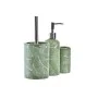 Conjunto de Banho DKD Home Decor Verde Prateado Polipropileno Dolomite Tropical Folha de planta 9,5 x 9,5 x 37 cm de DKD Home...