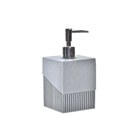 Dispensador de Jabón DKD Home Decor Gris Plateado Resina Polipropileno de DKD Home Decor, Soportes y dispensadores - Ref: S30...