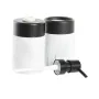 Set de Baño DKD Home Decor Blanco Negro Blanco/Negro Metal Resina Moderno 7,2 x 7,2 x 16,4 cm de DKD Home Decor, Juegos de ac...