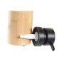 Soap Dispenser DKD Home Decor Black Natural Bamboo polypropylene by DKD Home Decor, Stands and dispensers - Ref: S3036663, Pr...