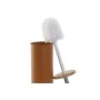 Escobilla para el Baño DKD Home Decor Gris Naranja Metal Bambú Moderno (2 Unidades) de DKD Home Decor, Accesorios de inodoro ...