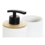 Ensemble de Bain DKD Home Decor Blanc Blanc/Noir Métal Bambou Grès Scandinave 30 x 40 cm 8 x 8 x 18 cm (2 Unités) de DKD Home...