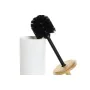 Brosse de salle de wc DKD Home Decor 10 x 10 x 38 cm Naturel Blanc Grès de DKD Home Decor, Accessoires pour wc - Réf : S30367...