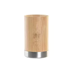 Toothbrush Holder DKD Home Decor Natural Bamboo polypropylene 7 x 7 x 11 cm by DKD Home Decor, Stands and dispensers - Ref: S...