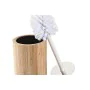 Toilet Brush DKD Home Decor Silver Natural Metal Bamboo 10 x 10 x 36,8 cm by DKD Home Decor, Toilet accessories - Ref: S30367...