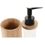 Dispensador de Jabón DKD Home Decor Negro Natural Bambú Polipropileno de DKD Home Decor, Soportes y dispensadores - Ref: S303...