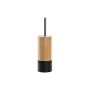 Brosse de salle de wc DKD Home Decor Noir Naturel Bambou 10 x 10 x 36,8 cm de DKD Home Decor, Accessoires pour wc - Réf : S30...